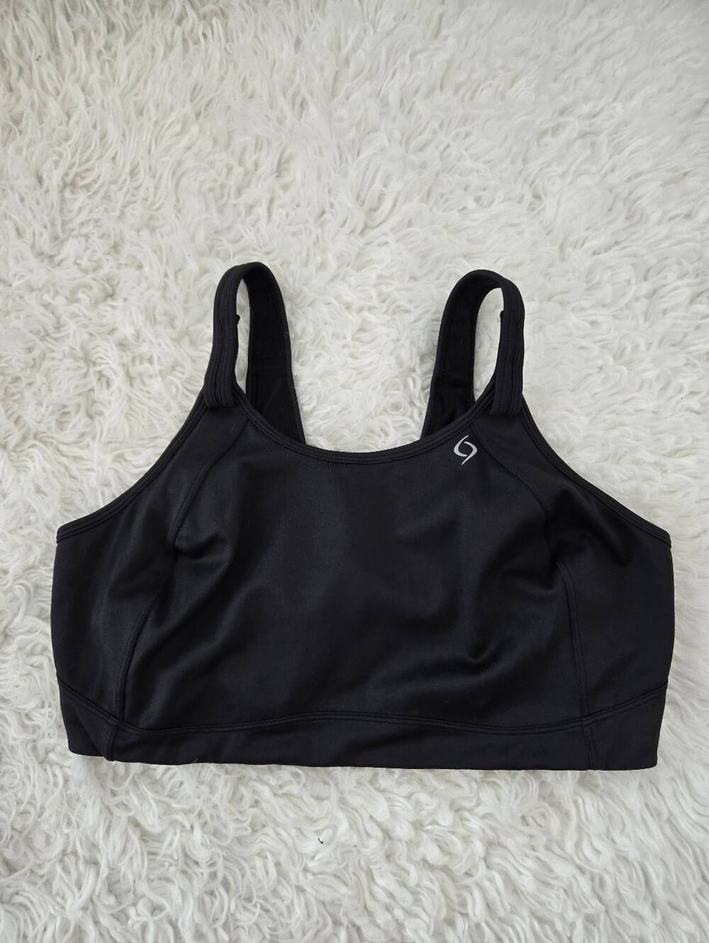 Brooks Moving Comfort Fiona Sports Bra. Black. Size 40DD.